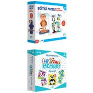 CA Games 2'li Eğitici Puzzle ve Memory Set 5028-5041