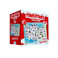 CA Games +3 Yaş Türkiye’miz Çocuk Puzzle 24 Parça