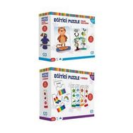 CA Games 5028-5029 2'li Eğitici Puzzle Set