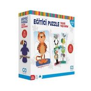 Ca Games 5028 Neşeli Hayvanlar Eğitici Puzzle