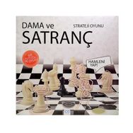 CA Games 5188Plastik Kutulu Dama ve Satranç