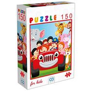 CA Games 6103 150 Parça 34 x 24 cm Hayvanlar Puzzle