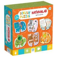 CA Games CA.5126 18 Parça Dokulu Hayvanlar Puzzle