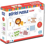 CA GAMES Eğitici Puzzle Sayılar Eğitici Set