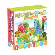 CA Games Hayvanlar Alemi Eğitici Bul Tak 36 Parça CA5146 Puzzle