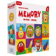 CA Games Puzzle 8681889040480 CA-5040 Memory Meyveler Sebzeler Kutu Oyunu
