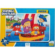 CA Games Sevimli Dostlar Kırmızı Balık 24 Parça Frame Puzzle