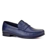 Cabani 442M1176 Hakiki Deri Kauçuk Tabanlı Lacivert Erkek Loafer Ayakkabı