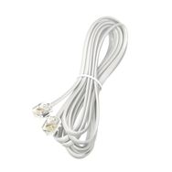 Cable Cable Beyaz 5 mt Telefon Hat Kablosu