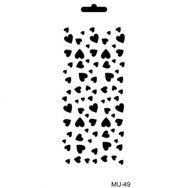 Cadence 10x20 cm MU-49 Mix Media Stencil
