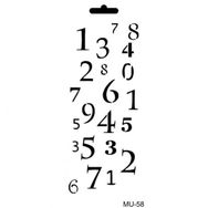 Cadence 10x20 cm MU-58 Mix Media Stencil