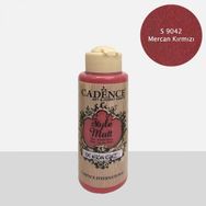Cadence 120 ml S9042 Mercan Kırmızı Style Matt Akrilik Boya
