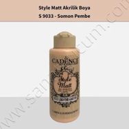 Cadence 120 ml Somon Pembe Style Matt Akrilik Boya