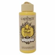 Cadence 120Ml. 9010-Ay ÇiçeğiStyle Matt Akrilik Boya
