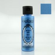 Cadence 203 Mavi 70 ml Metalik Sedefli Boya