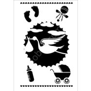 Cadence 21x30 Kcs-003 Çocuk Desen Stencil Şablon