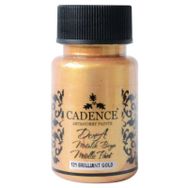 Cadence 50 ml 121 Brillant Gold Dora Metalik Boya