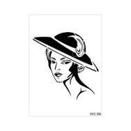 Cadence A4 Woman Collection WC-09 Stencil Şablon