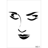 Cadence A4 Woman Collection WC-11 Stencil Şablon