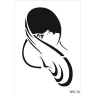 Cadence A4 Woman Collection WC-14 Stencil Şablon