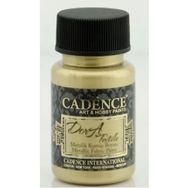 Cadence Beyaz Altın Dora Metalik 50ml Kumaş Boyası