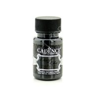 Cadence Dora 3131 Siyah 50 ml Metalik Cam Boyası