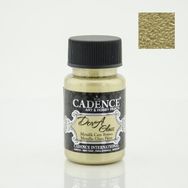 Cadence Dora Glass 50ml Beyaz Altın Açık Sarı Metalik Boya