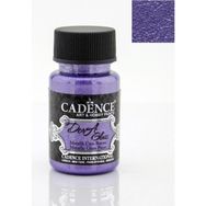 Cadence Dora Glass 50ml Lila Metalik Boya