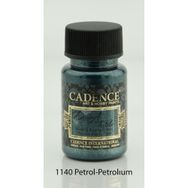 Cadence Dora Textile 1140 Petrol 50 ml Metalik Kumaş Boyası
