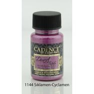 Cadence Dora Textile 1144 50 ml Sıklamen Metalik Kumaş Boyası