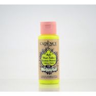Cadence F-651 Sarı 59 ml Style Matt Kumaş Florasan Boya