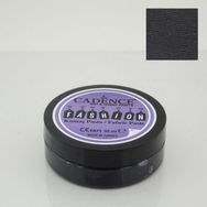 Cadence FMP-12 Siyah Metalik Fashion Kumaş Rölyef Pasta