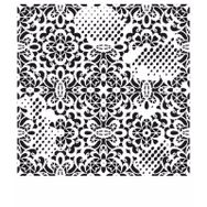Cadence GCS-006 45x45 Grunge Duvar Stencil