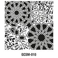 Cadence GCSM-010 25x25 Midi Grunge Stencil