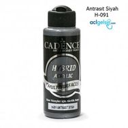 Cadence H-091 Hybrıd Antrasit-Siyah 120 ml Akrilik Boya