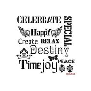 Cadence HDM054 25x25 Home Dekor Stencil