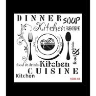 Cadence HDM48 25x25 Home Dekor Stencil