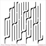 Cadence HHMMS-27 25x25 cm Home Heritage Modern Midi Stencil