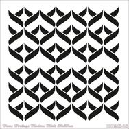 Cadence HHMMS-28 25x25 cm Home Heritage Modern Midi Stencil