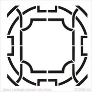 Cadence HHMS-41 45X45 cm Home Heritage Modern Stencil