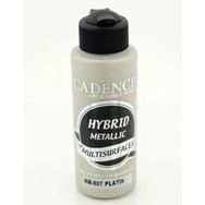 Cadence HM-807 Platin 120 ml Hybrid Multisurface Metalik Akrilik Boya