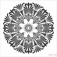 Cadence Home Decor HD-114 Stencil 45x45 cm Boyama Şablonu