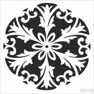 Cadence Home Decor HD-118 Stencil 45x45 cm Boyama Şablonu