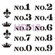 Cadence Home Decor HD-13 Stencil 45x45 cm Boyama Şablonu