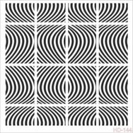 Cadence Home Decor HD-144 Stencil 45x45 cm Boyama Şablonu