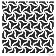 Cadence Home Decor HD-147 Stencil 45x45 cm Boyama Şablonu
