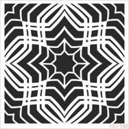 Cadence Home Decor HD-149 Stencil 45x45 cm Boyama Şablonu