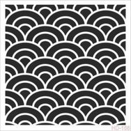 Cadence Home Decor HD-156 Stencil 45x45 cm Boyama Şablonu