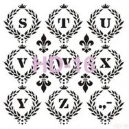 Cadence Home Decor HD-16 Stencil 45x45 cm Boyama Şablonu