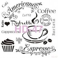 Cadence Home Decor HD-47 Stencil 45x45 cm Boyama Şablonu